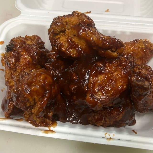 5 Pc. BBQ Wings.