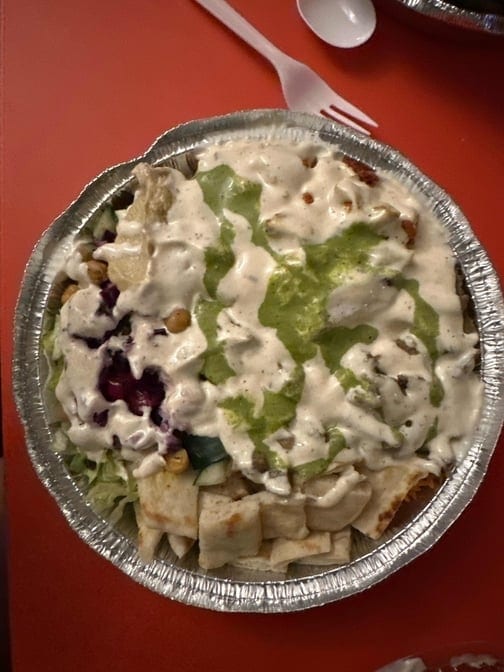 Lamb/Chicken Mix Platter.