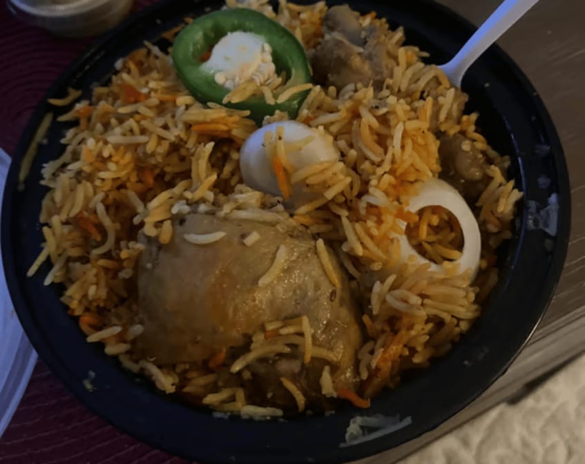 Chicken Biryani.